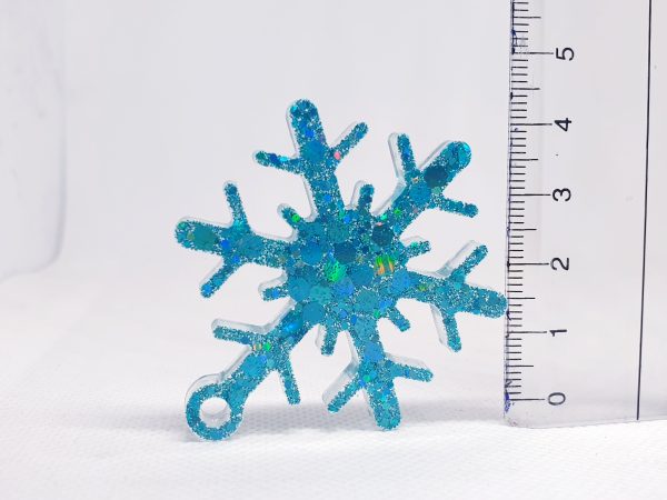 Christmas Ornaments Set 3 pcs - Turquoise Color (small) - Image 4