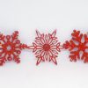 Christmas Ornaments Set 3 pcs - Red Color