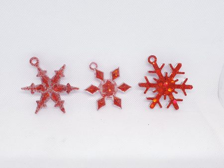 Christmas Ornaments Set 3 pcs - Red Color (small)
