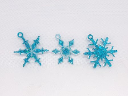 Christmas Ornaments Set 3 pcs - Turquoise Color (small)