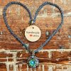 Beaded Necklace "Blue Ocean" - Image 2