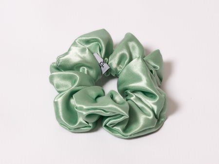 Satin Scrunchie - light green