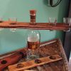 Driftwood Spirit/liquor and shot glass display - Image 3