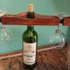 Wine bottle and twin glass displays - Image 7