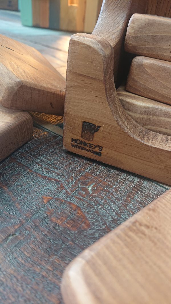Set of 8 Handmade high-quality coasters with holder - Image 9