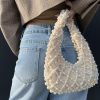 Kate Pearl-Embroidered Fabric Clutch - Image 2