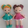 Crocheted handmade doll Little ballerina