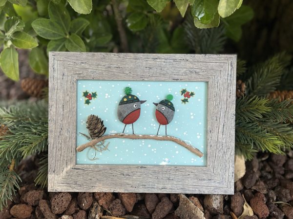 Pebble Art ''Baby, It's Cold Outside...'' - Image 4