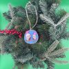 Pebble Ornaments On Wood Slices - Image 16