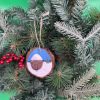 Pebble Ornaments On Wood Slices - Image 9