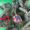 Pebble Ornaments On Wood Slices - Image 7