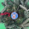 Pebble Ornaments On Wood Slices - Image 6