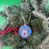 Pebble Ornaments On Wood Slices - Image 5