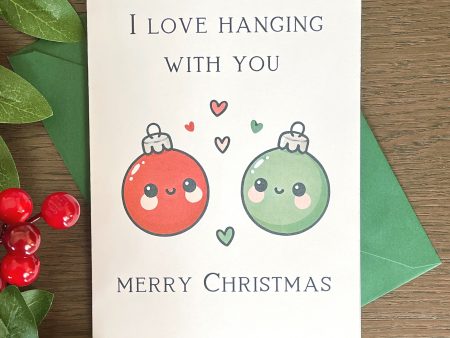 christmas ornaments card
