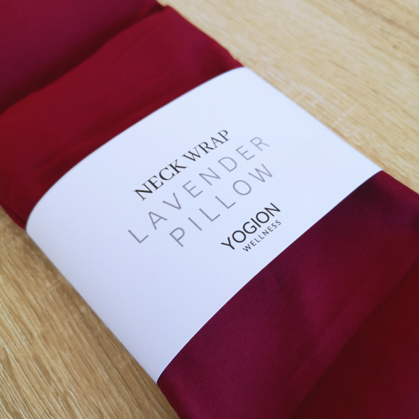 Yogion wellness neck wrap pillow RUBYdetail