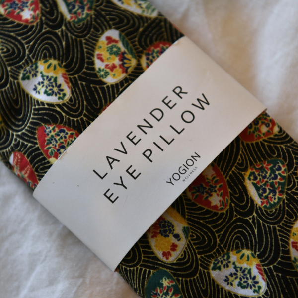 yogion Lavender eye pillow Japanese triangles