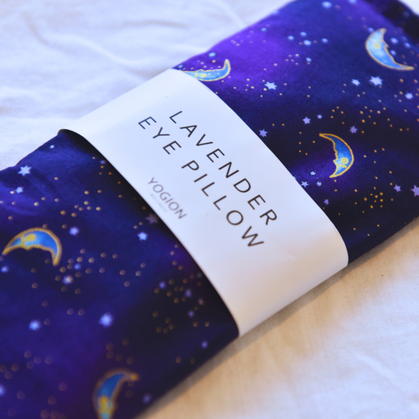 yogion Lavender eye pillow Purple Golden moon