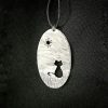 Cat in the sun pendant