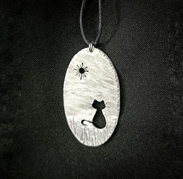 Cat in the sun pendant