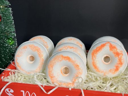 Bath bomb ORANGE GLITER