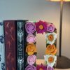 Vibrant Felt-Decorated Letter Bookends