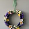 Delightful Felt Flower Wreath - 30cm