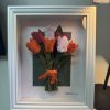 Framed Felt Tulip Bouquet