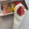 Charming Felt 'Leaf' Napkin Holders- Set of 12