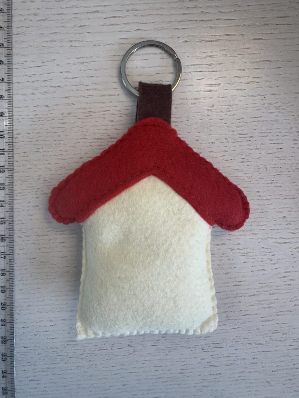 Sweet Felt 'Home' Keyring Charm - Image 2