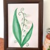 Lily of the Valley plant made with seaglass pieces, perfect as a unique gift! - Image 5