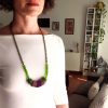 The "Ultra Violet" necklace // Women's necklace - in use
