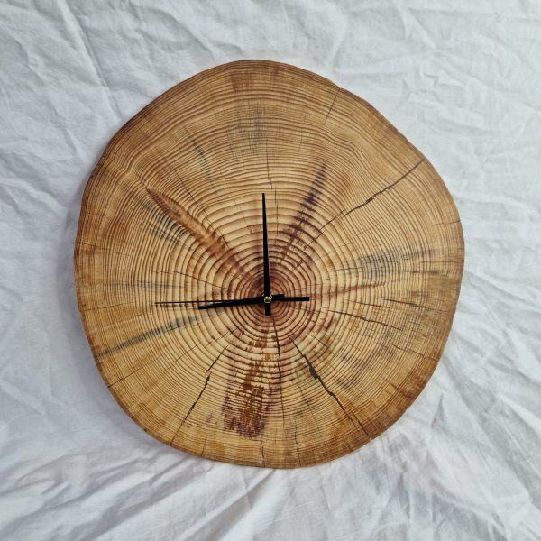 Wall Clock in pine