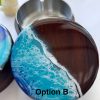 Ocean resin ashtray - Image 3