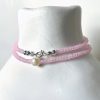 Pink Beaded Pearl Necklace - Image 5