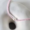 Pink Beaded Pearl Necklace - Image 4
