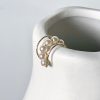 Gold Sparkle Pearl Earring Cuff - Image 3