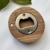 Ocean inspired resin and wood fridge magnet bottle opener. - Image 2
