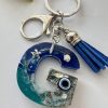 Ocean alphabet resin keychain. Made to order - Image 3