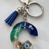 Ocean alphabet resin keychain. Made to order - Image 2