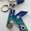 Ocean alphabet resin keychain. Made to order - Image 4