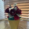 Elegant Felt Flower Pot - Roses - Image 2