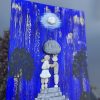 Pebbles on Canvas "Under The Moon Light", A perfect gift for a soulmate - Image 5