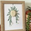 Handmade Seaglass Art – Plant Lover Gift, Coastal Wall Hanging, Ocean Inspired Art Creation - Image 3