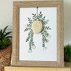 Handmade Seaglass Art – Plant Lover Gift, Coastal Wall Hanging, Ocean Inspired Art Creation - Image 4