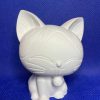 Ceramic Gypsum 3D Cat