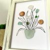 Seaglass and Seashell Framed Art