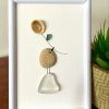 Seaglass and Pebble Handcrafted Minimalist Art