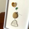 Seaglass and Pebble Handcrafted Minimalist Art