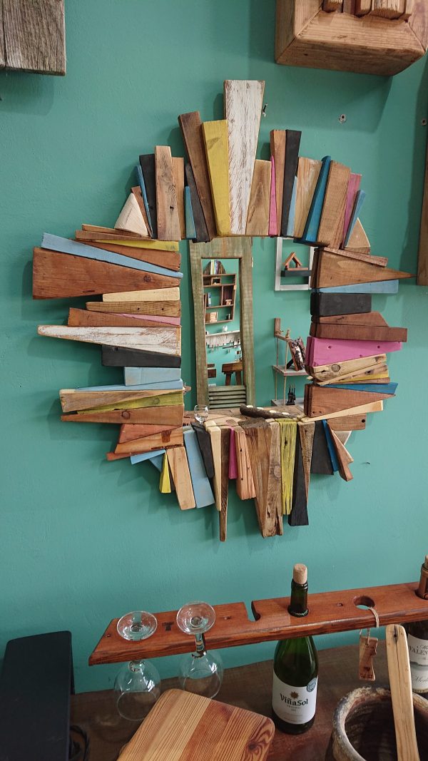 Unique, one off, handmade wall mounted mirror - Image 5
