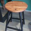 Beautiful pair of handmade stools - Image 8